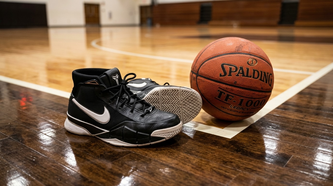 Tenis de Básquetbol & Balón en la Cancha